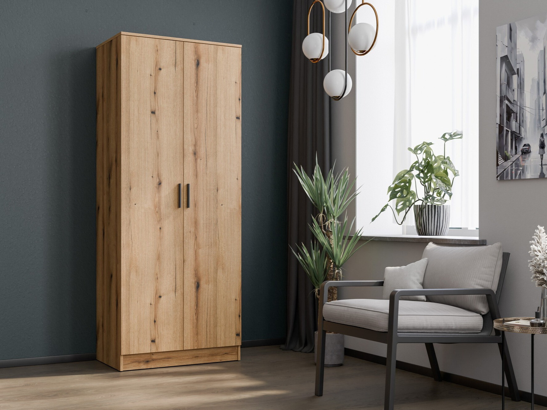 Armoire Orlando 221 (Chêne clair)