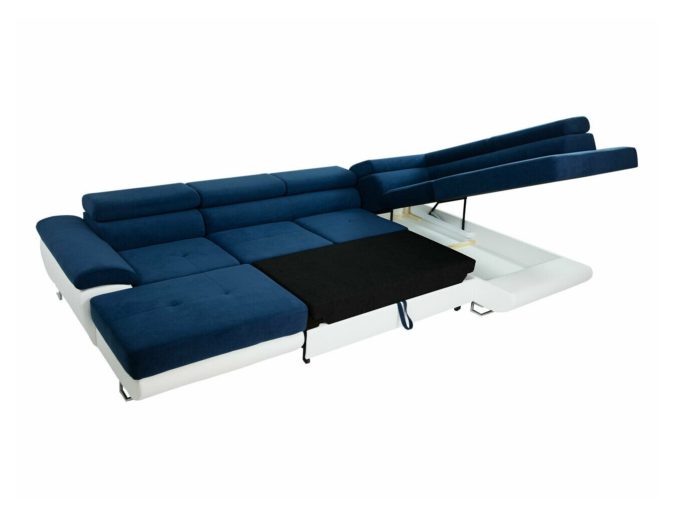 Canapé d'angle Comfivo Ruta IV (Soft 017 + Uttario Velvet 2979 + Uttario Velvet 2955 St)