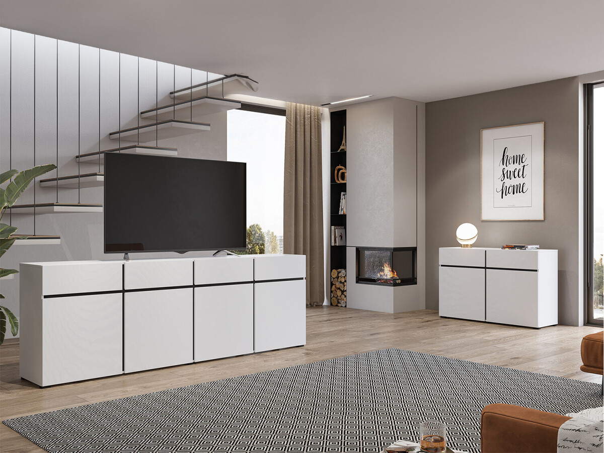 Ensemble de salon Alfere 108 (Blanc)