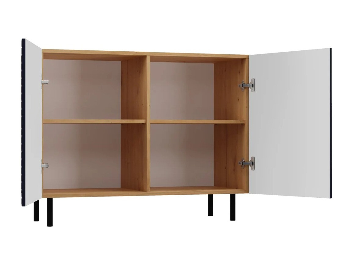 Buffet Romseru 100 (Bleu + Chêne Artisan)