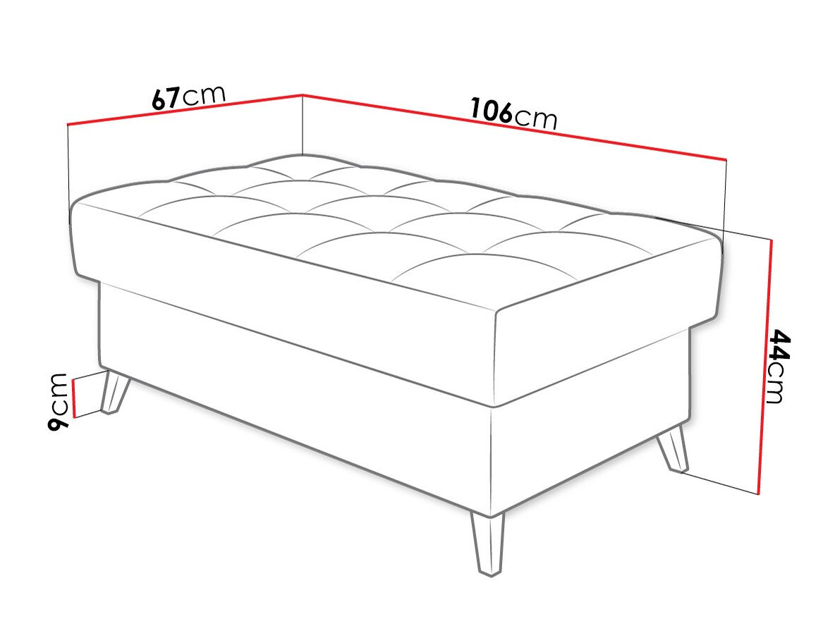 Banc rembourré Comfivo Agnus (Velo 625)