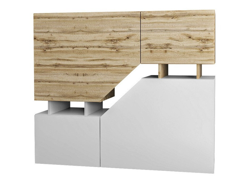 Buffet Comfivo Daldune (Chêne wotan + Blanc)