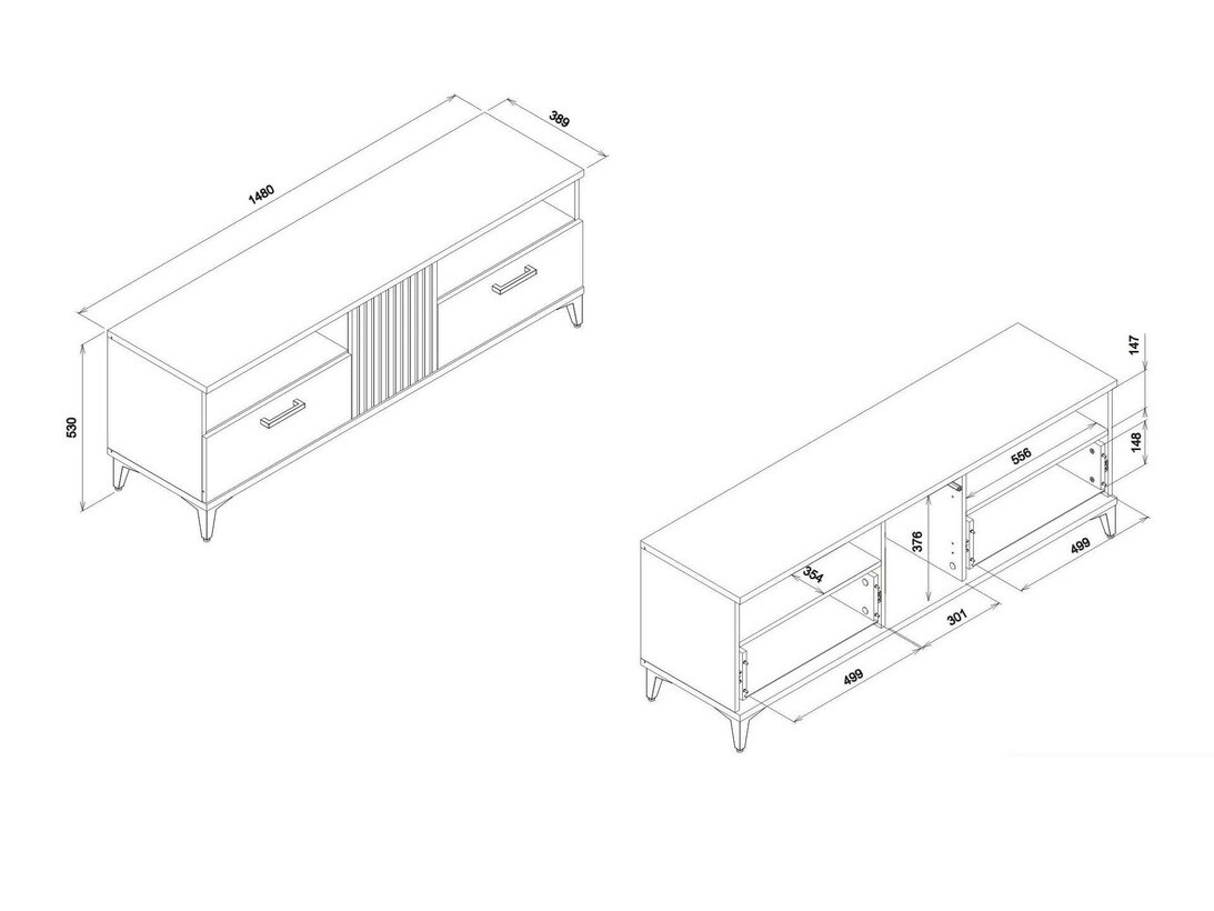 Meuble TV Camcate 100