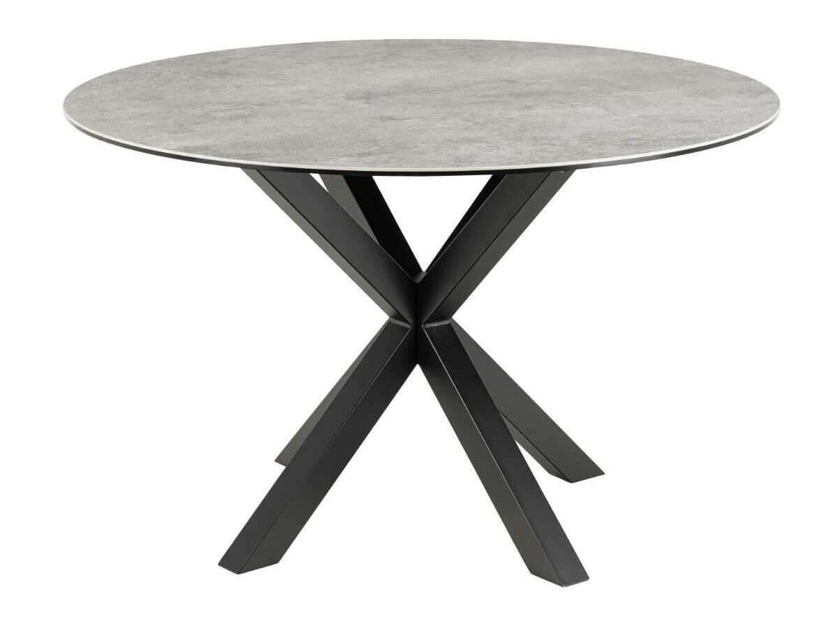Table Norsica 780 (Noir + Marbre gris)