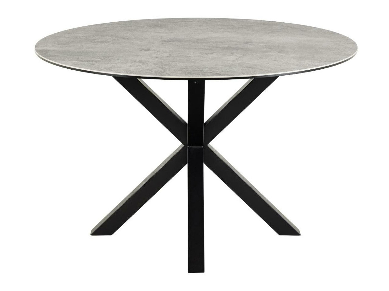 Table Norsica 780 (Noir + Marbre gris)