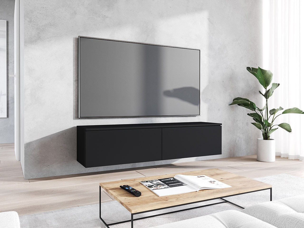 Meuble TV Scientia (Graphite)