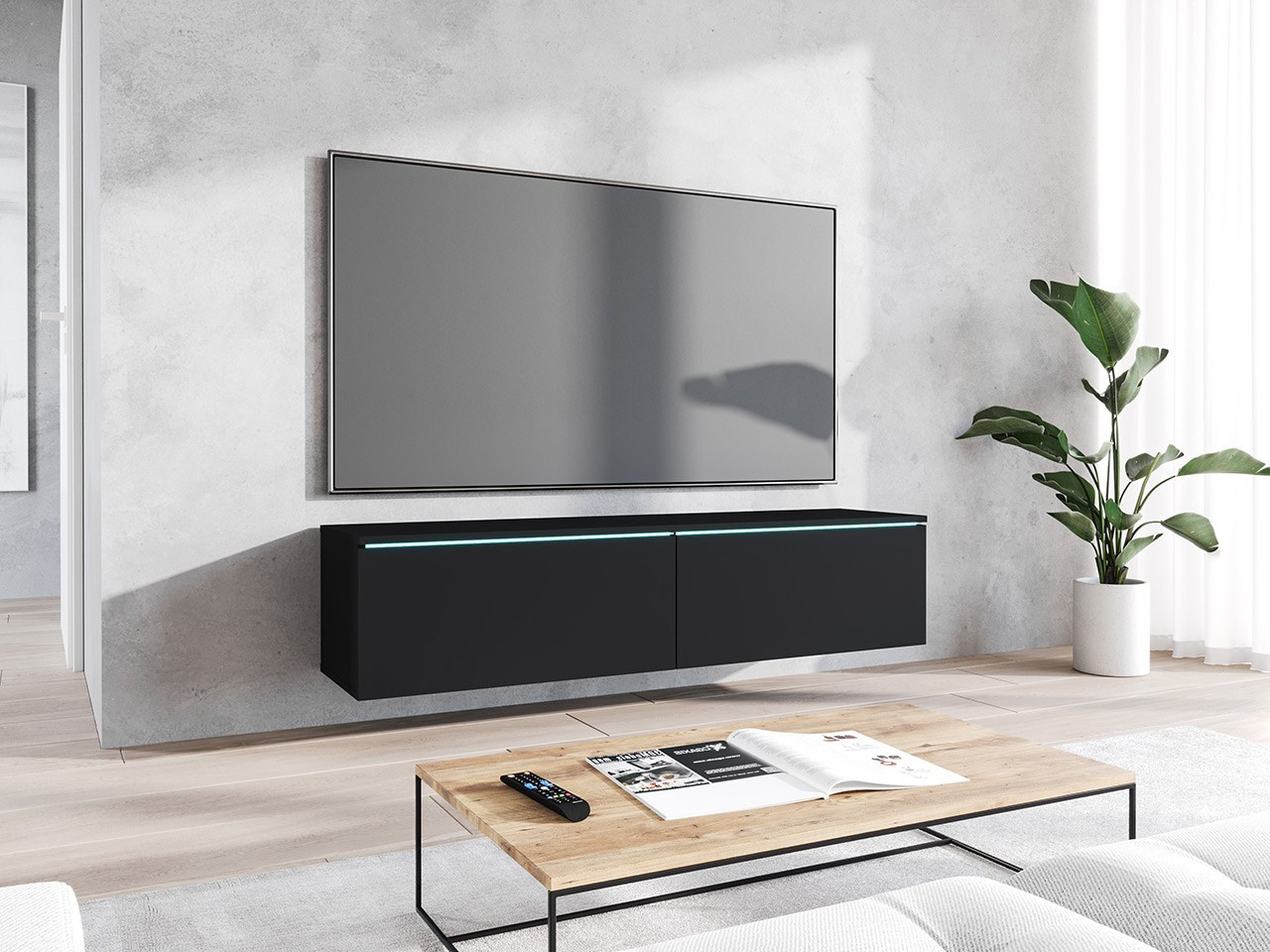 Meuble TV Scientia (Graphite)