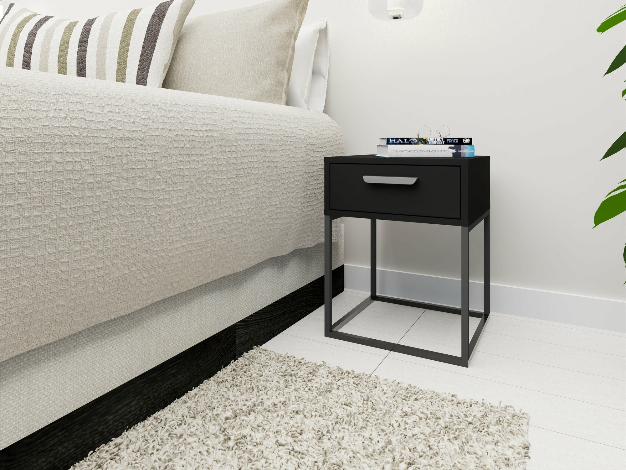 Table de chevet Bristol 191 (Noir)