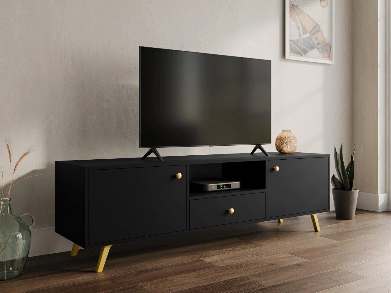 Meuble TV Monfera 104 (Noir)