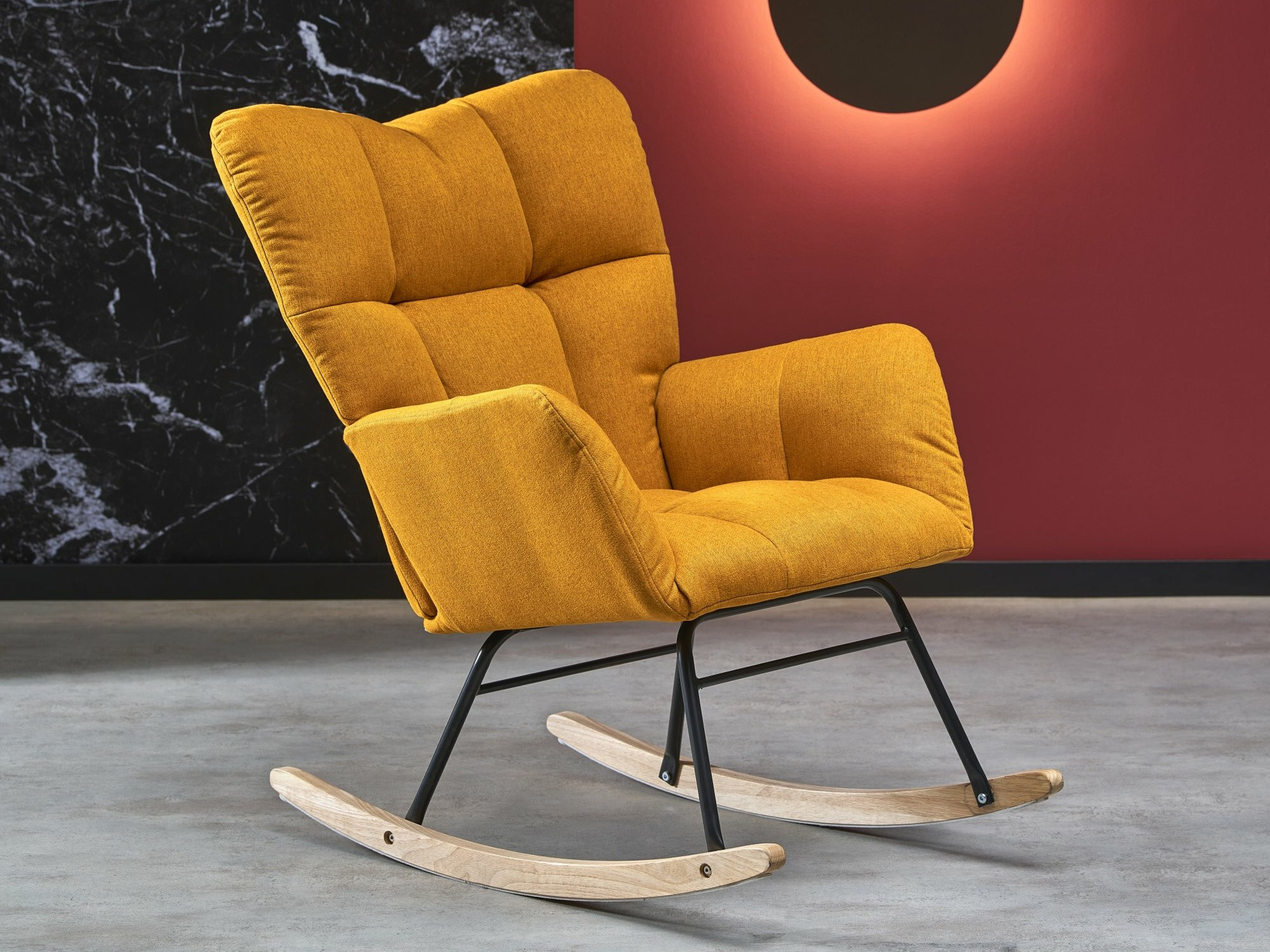 Chaise à bascule Houston 1595 (Jaune)