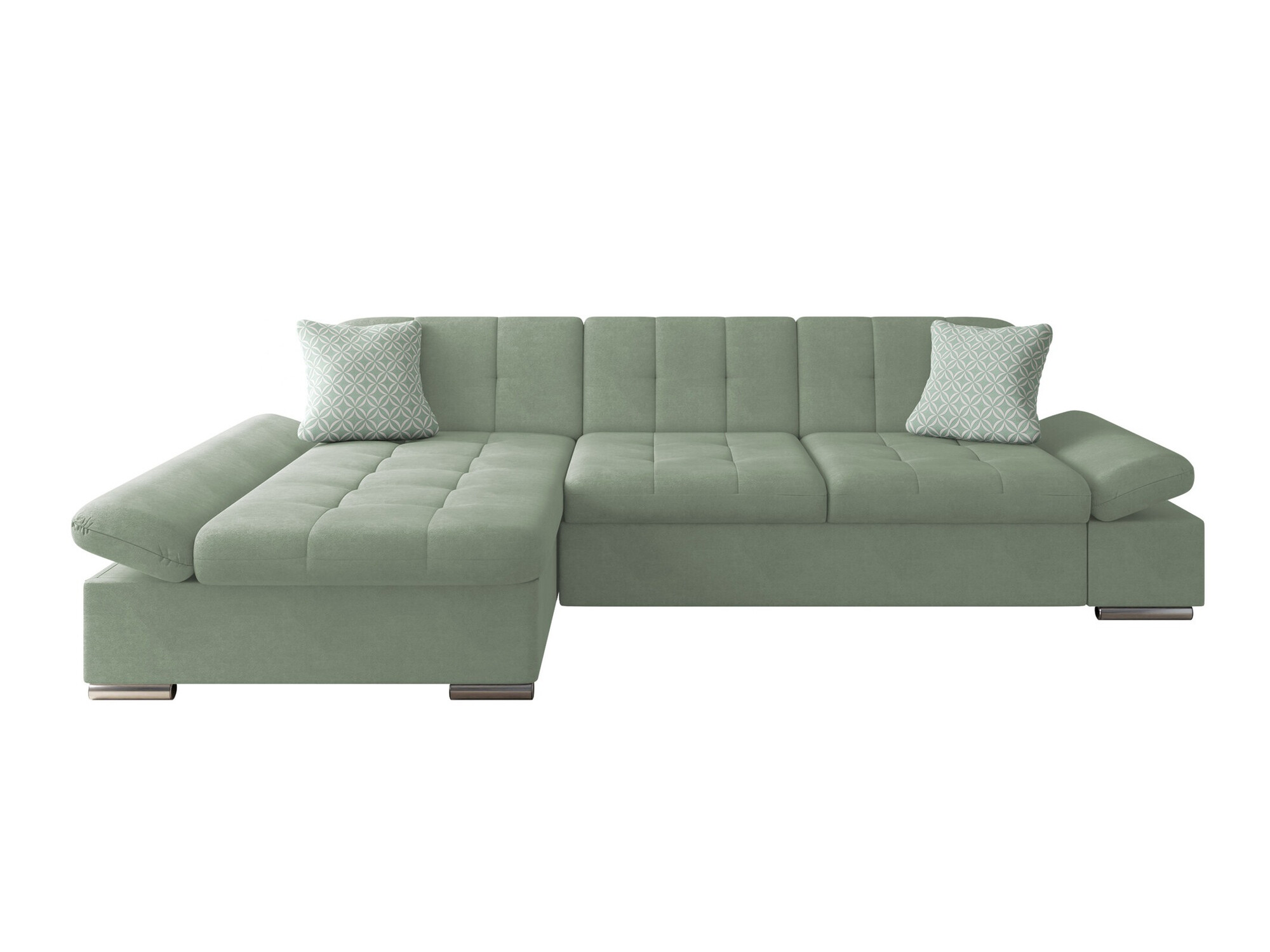 Canapé d'angle Comfivo Sanitas I (Uttario Velvet 2954 + Evo 29)