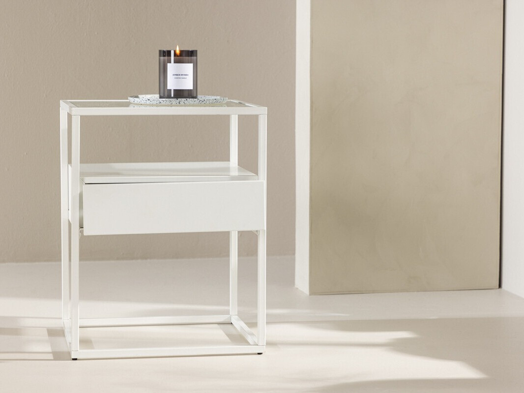 Table d'appoint Dallas 4367 (Blanc)