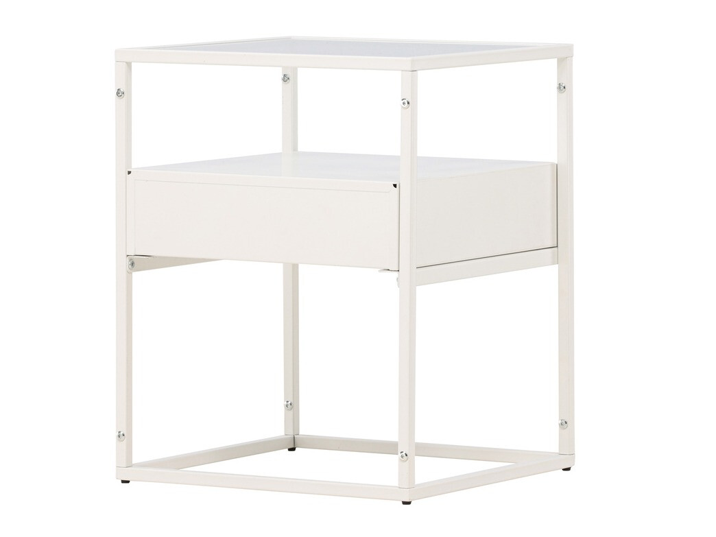 Table d'appoint Dallas 4367 (Blanc)