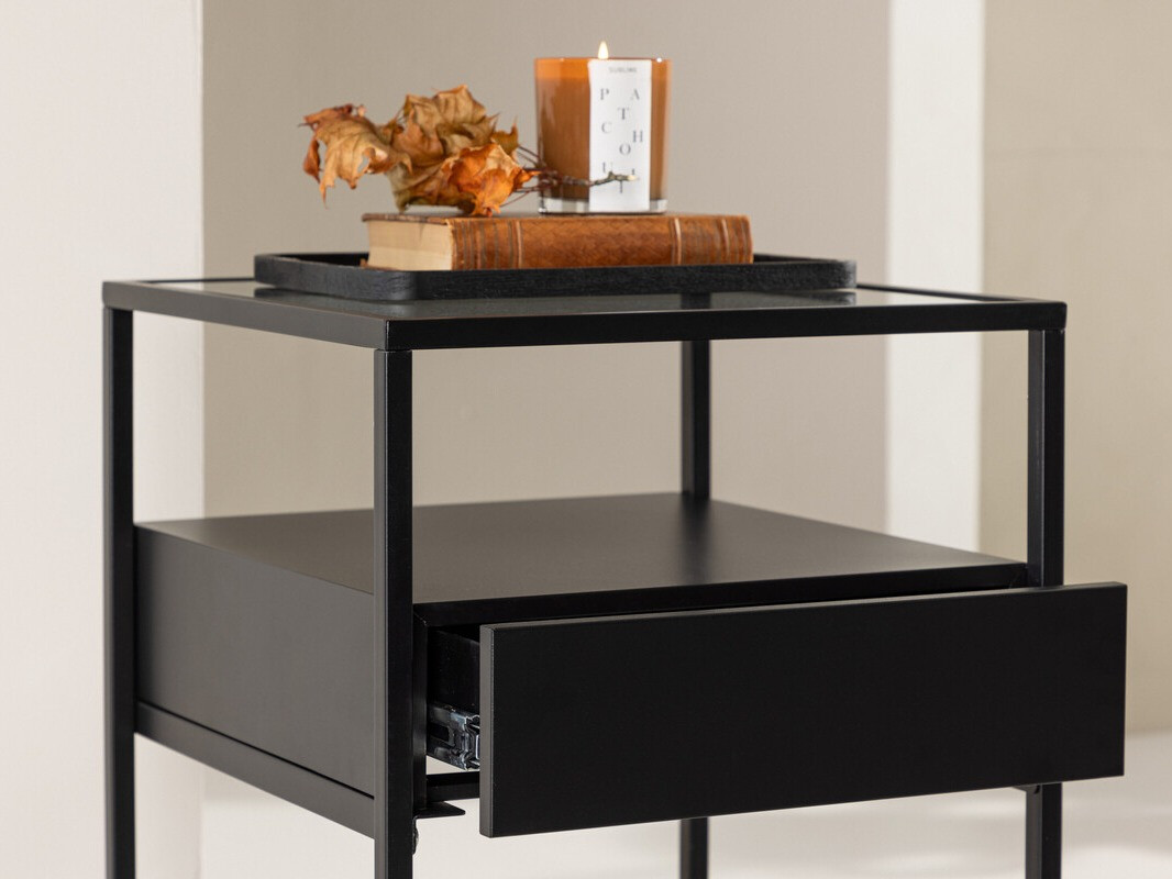 Table d'appoint Dallas 4367 (Noir)