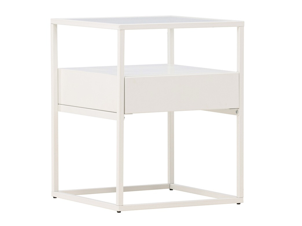 Table d'appoint Dallas 4367 (Blanc)