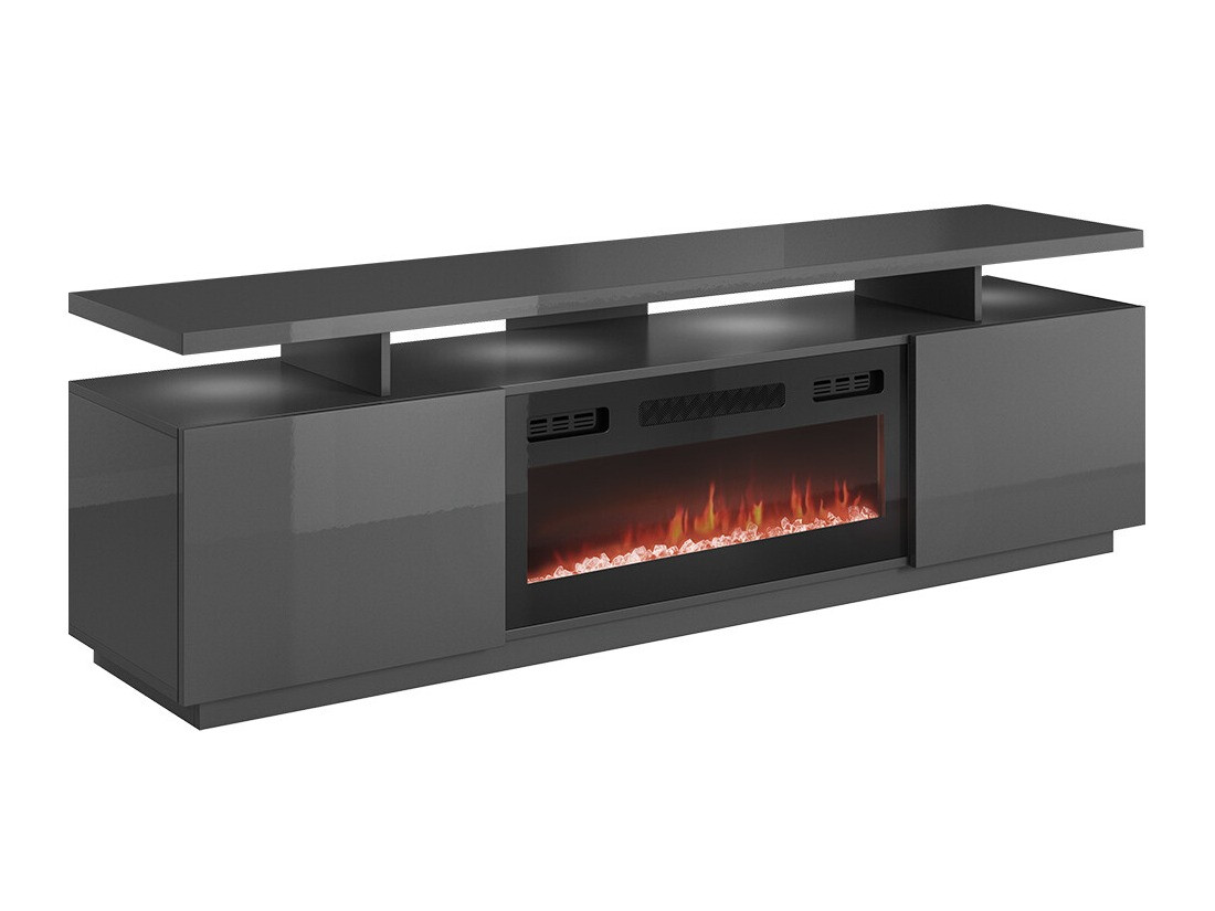 Meuble TV Figura I (Graphite + Graphite brillant)