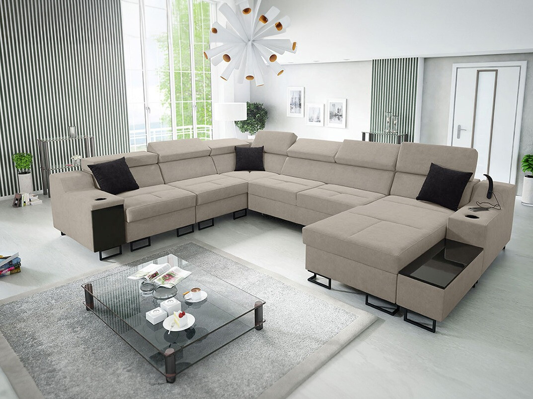 Canapé d'angle Sarasota 160 (Uttario Velvet 2979 + Uttario Velvet 2980)