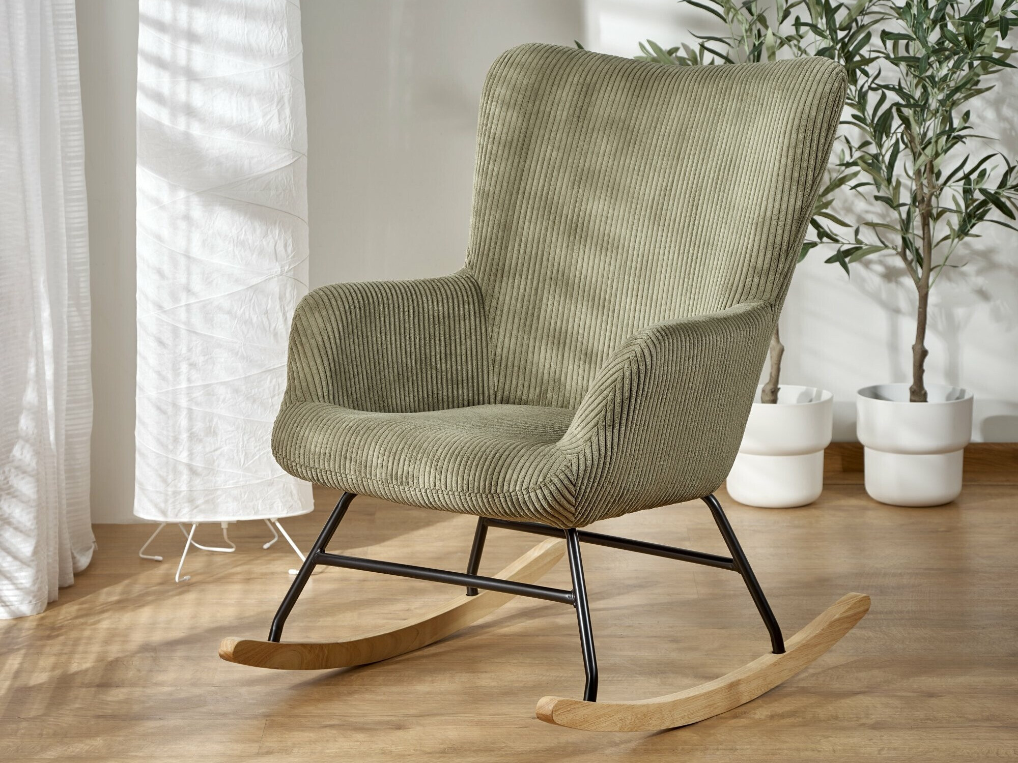 Chaise à bascule Houston 1611 (Olivier clair)