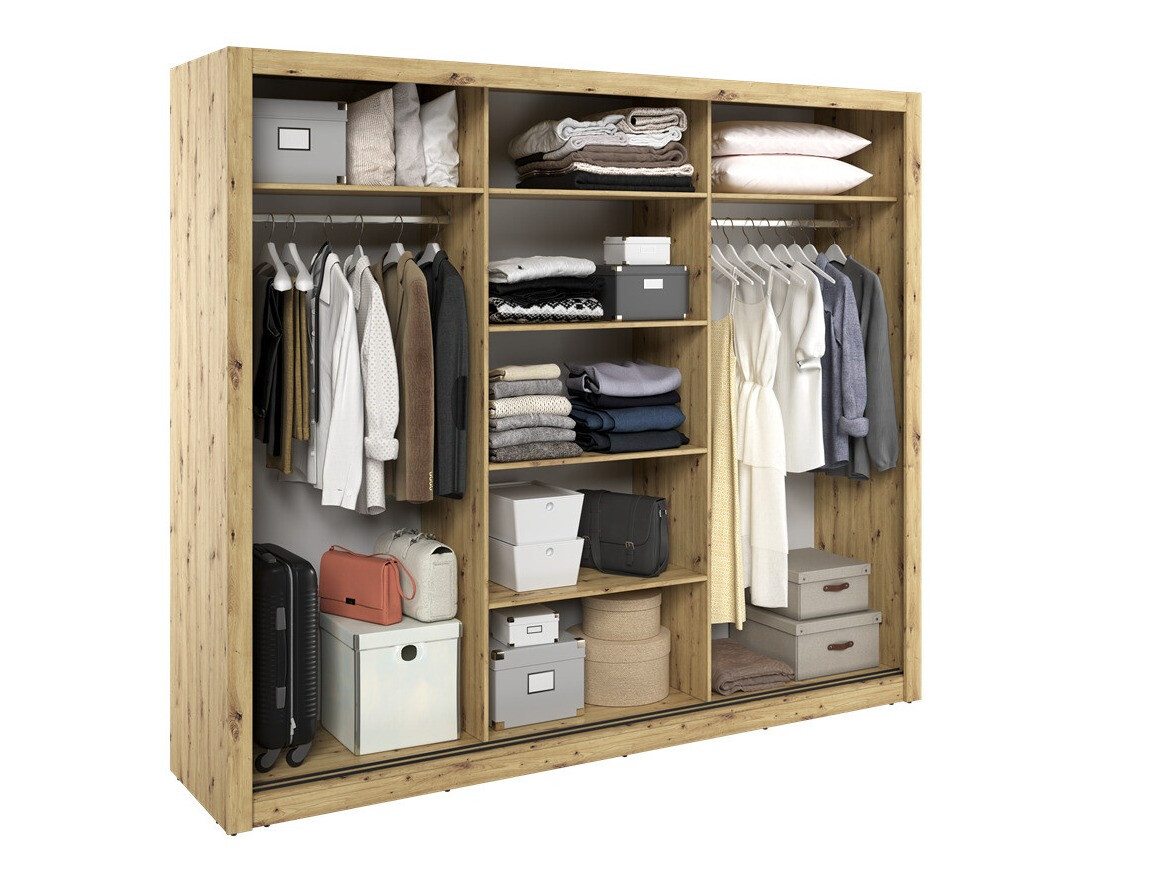 Armoire Fresno 101 (Chêne Artisan)