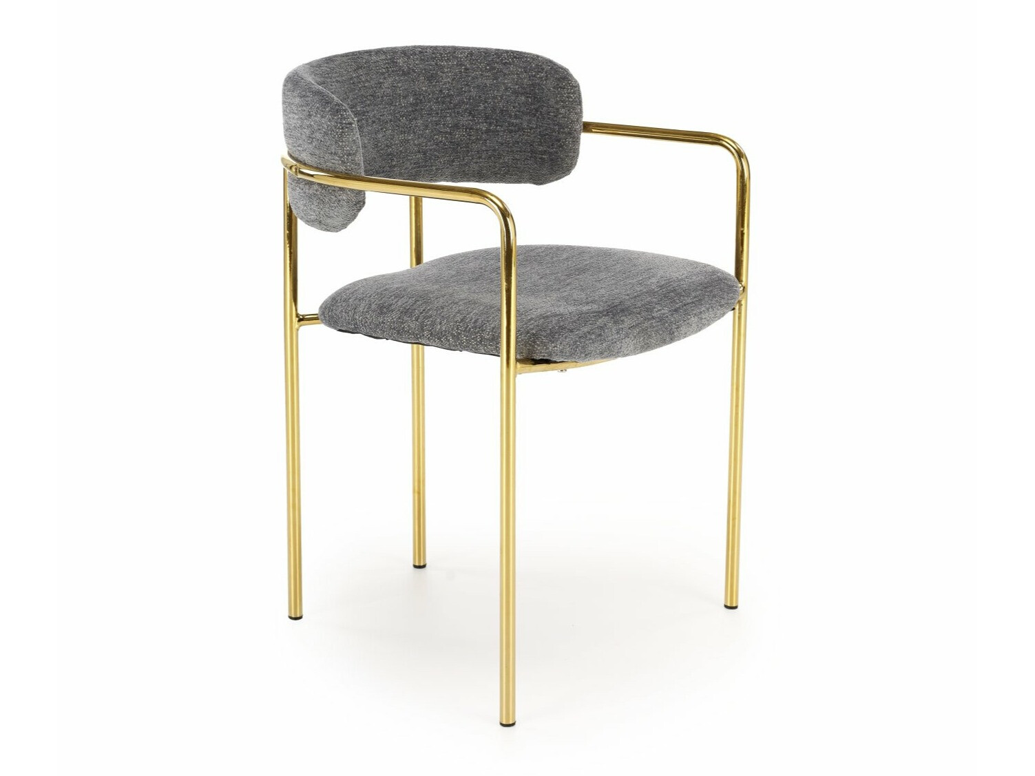 Chaise Houston 1629 (Gris + Doré)