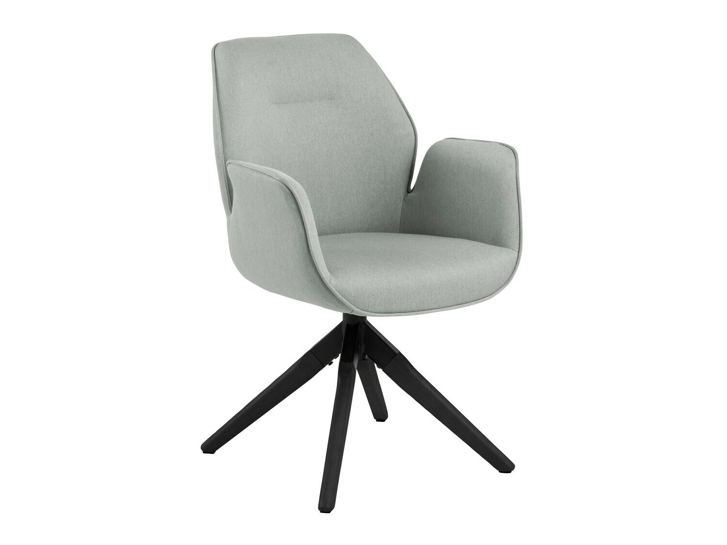 Chaise Norsica 392 (Gris clair + Noir)