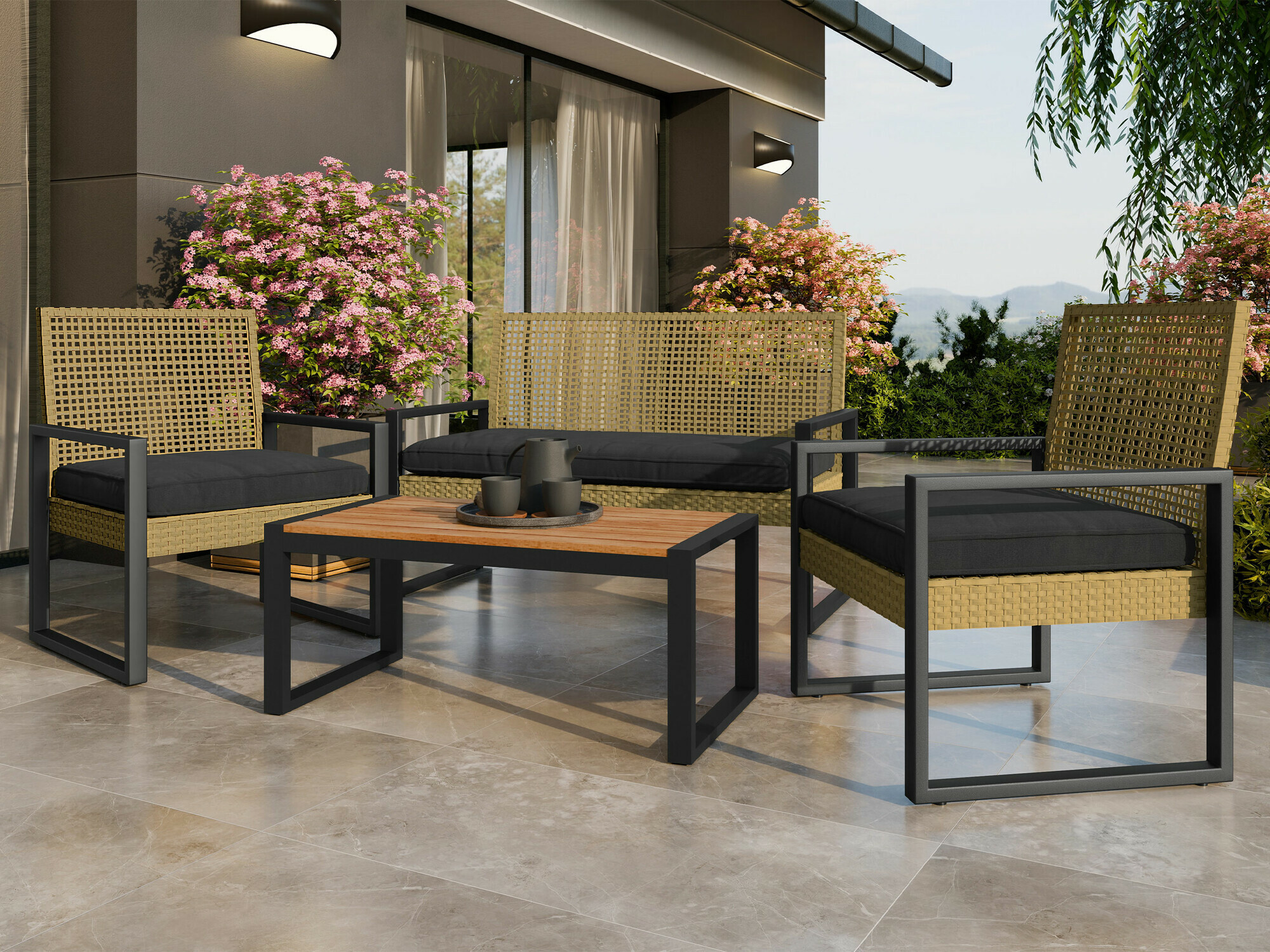 Ensemble de mobilier de jardin Richardson 122