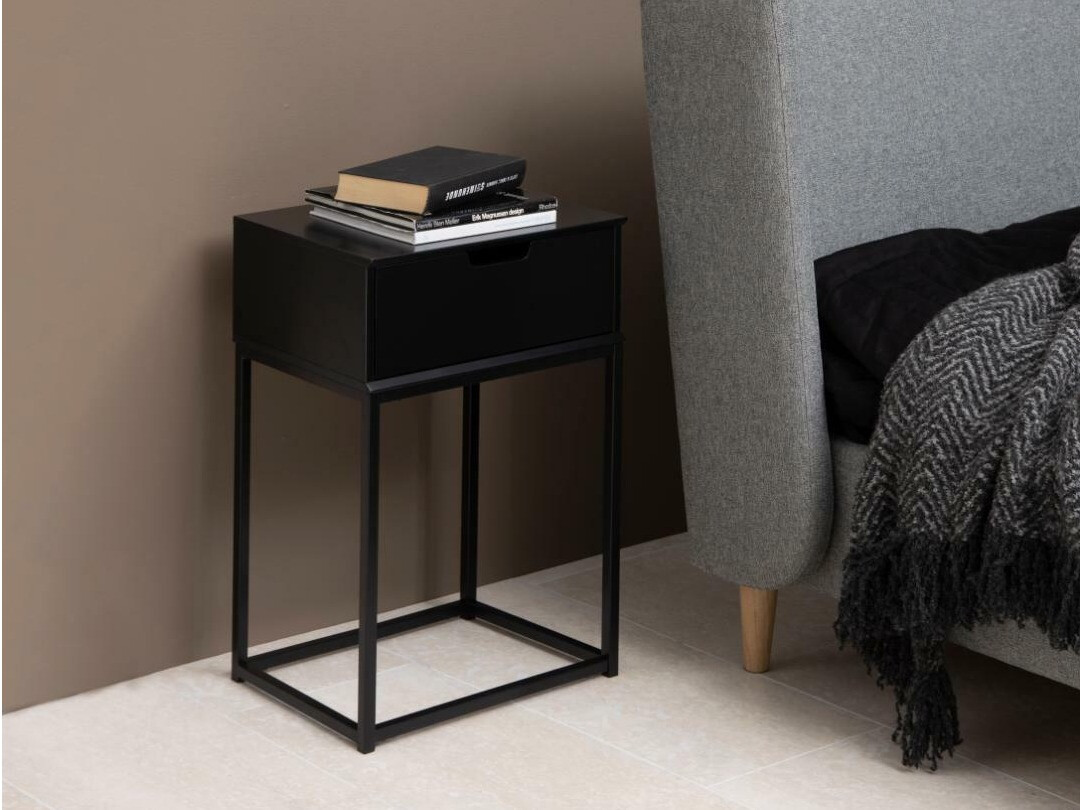 Table de chevet Norsica 106 (Noir)