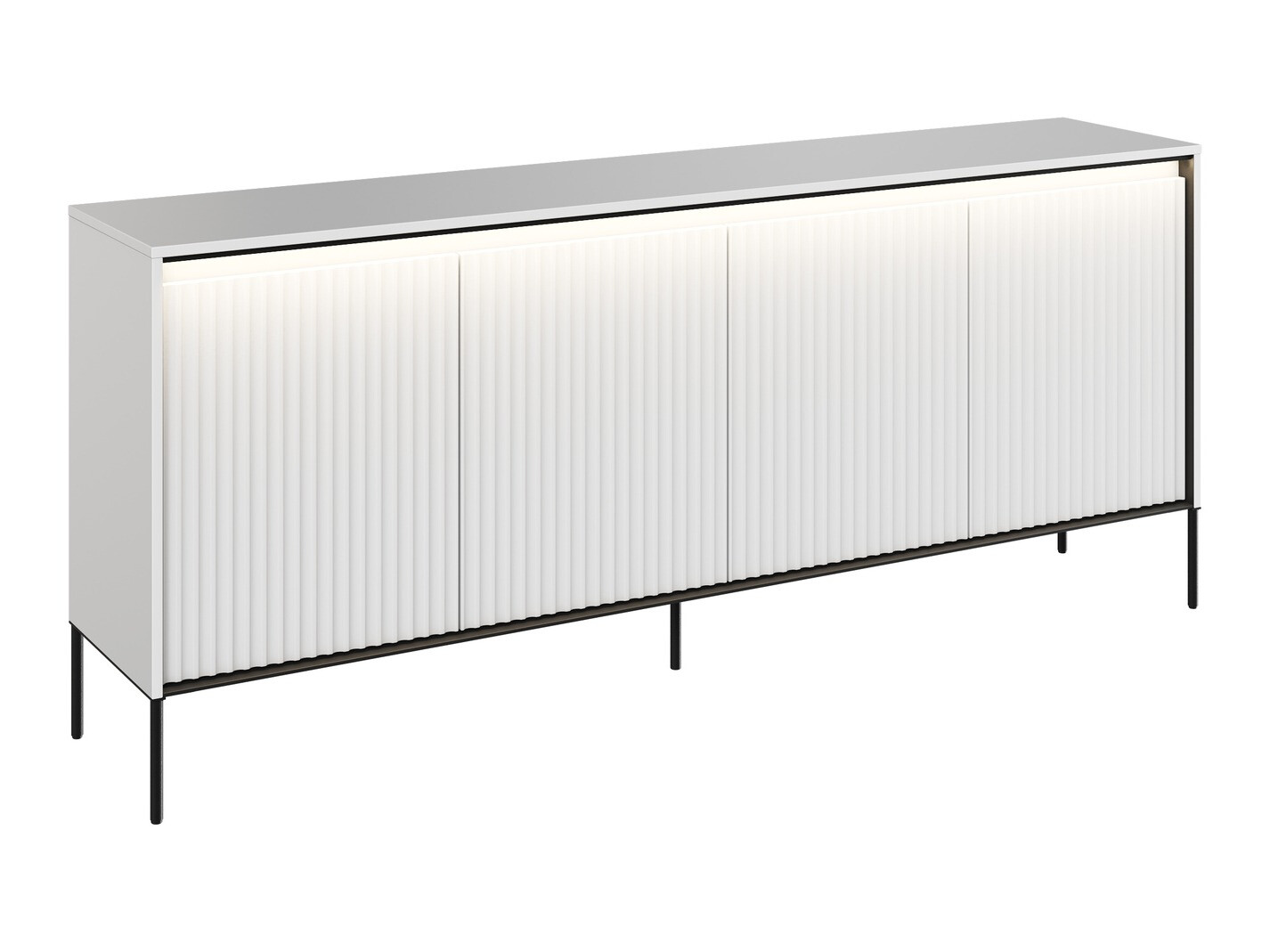 Buffet Fernolu 103 (Blanc + Noir)