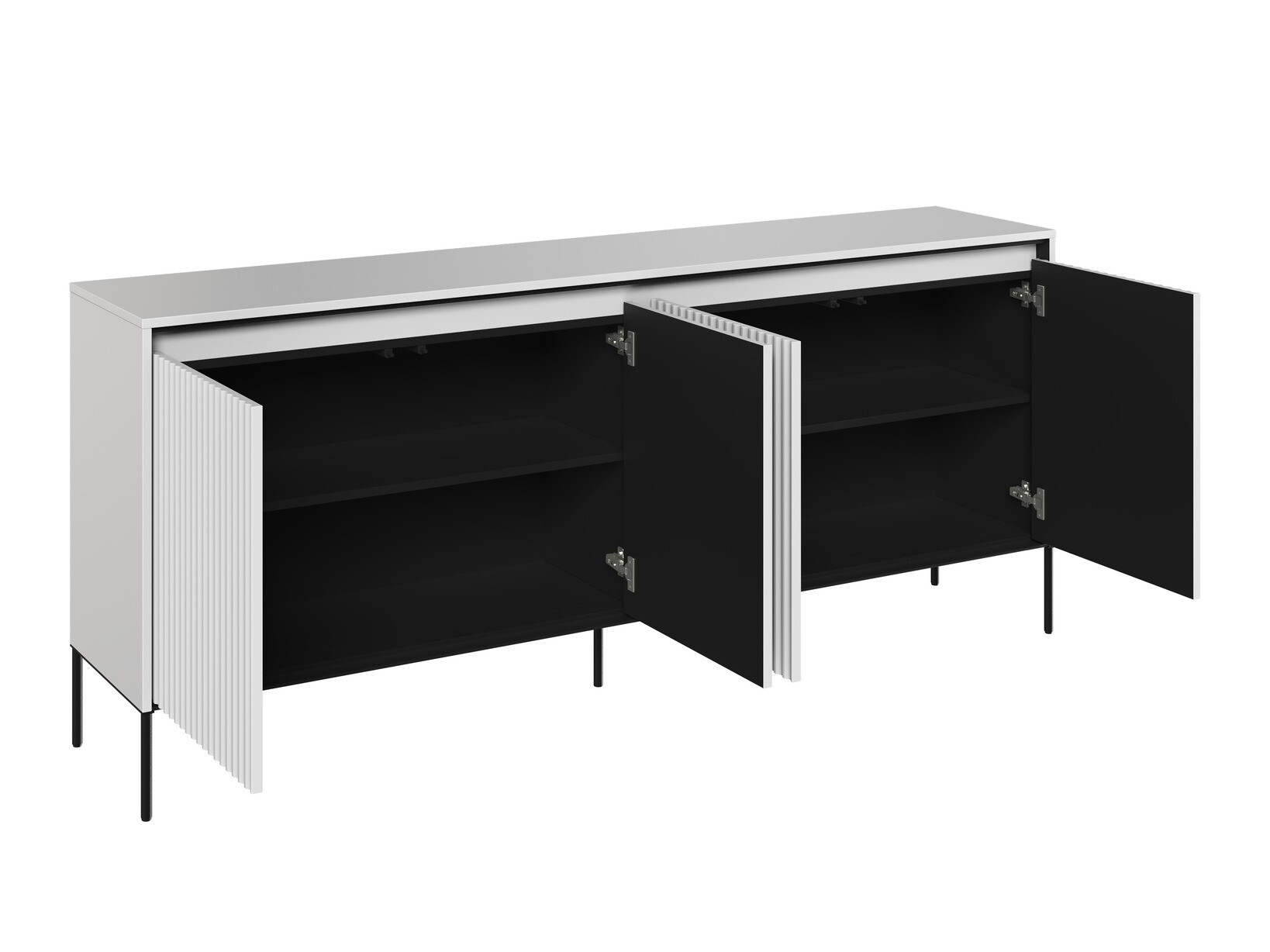 Buffet Fernolu 103 (Blanc + Noir)