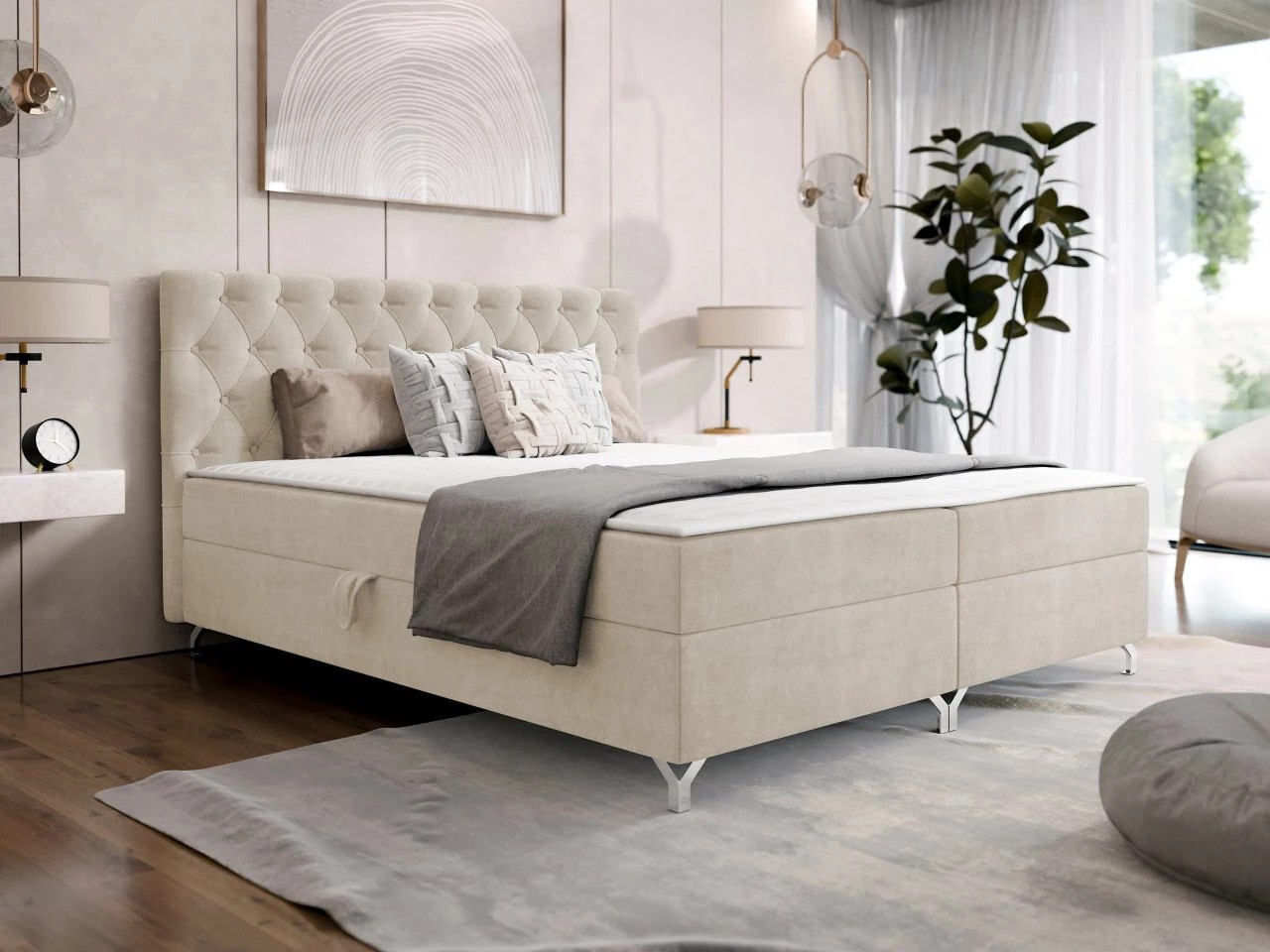 Lit boxspring Memphis 141 (Manila 02)