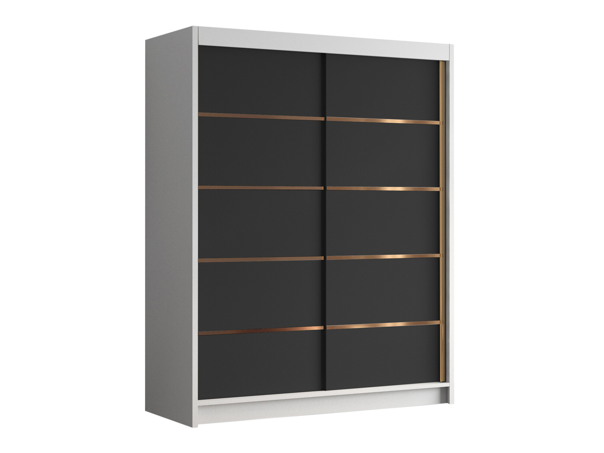 Armoire Closico Capsa III (Blanc + Noir)