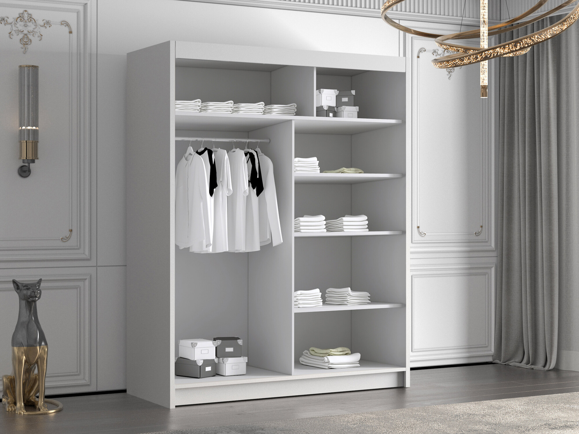 Armoire Closico Capsa III (Blanc)