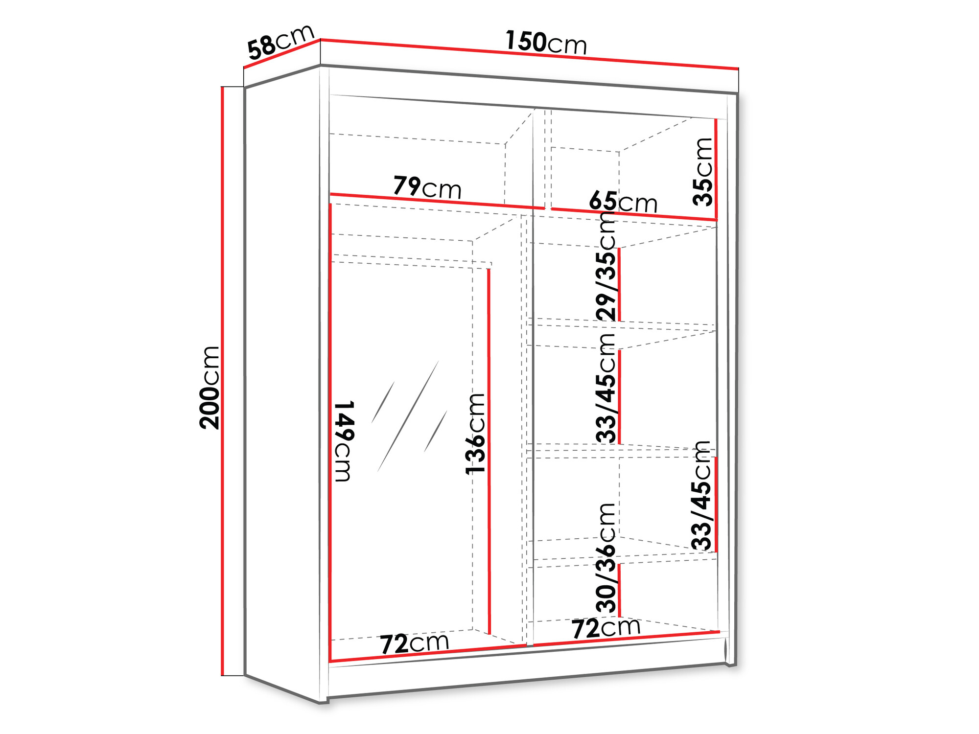 Armoire Closico Capsa III (Cachemire)