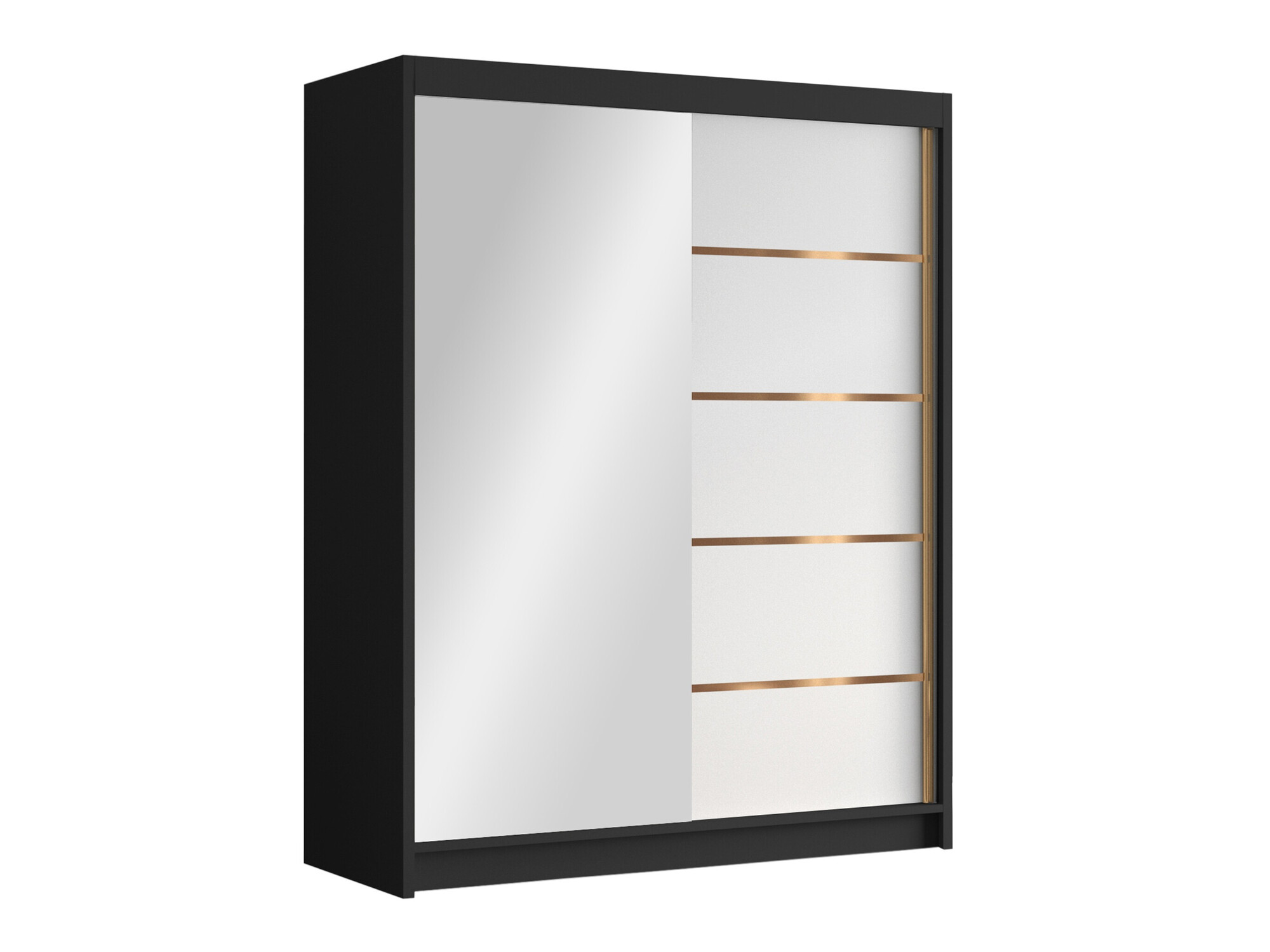 Armoire Closico Capsa III (Noir +Blanc)