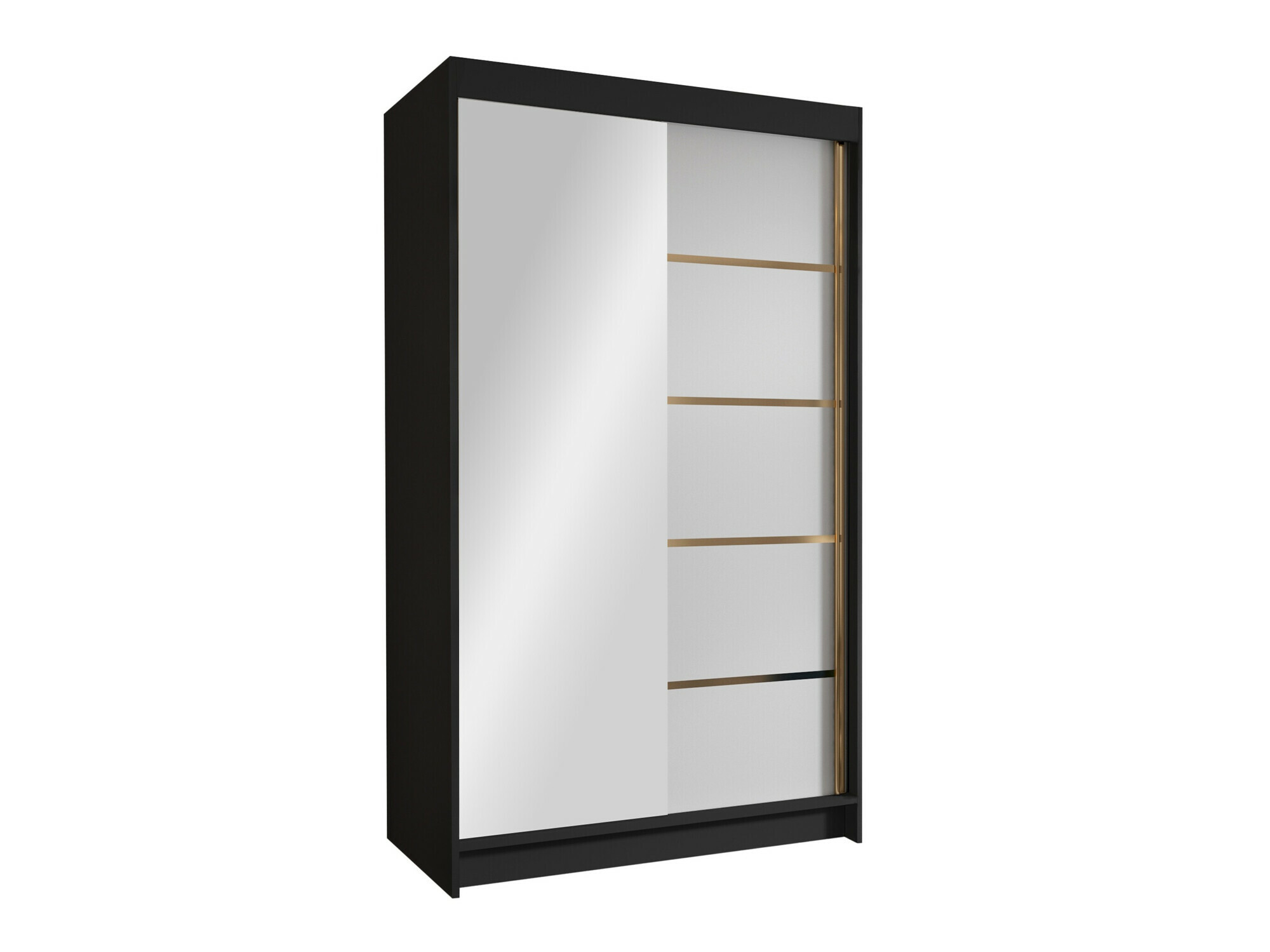 Armoire Closico Corden III (Noir + Blanc)