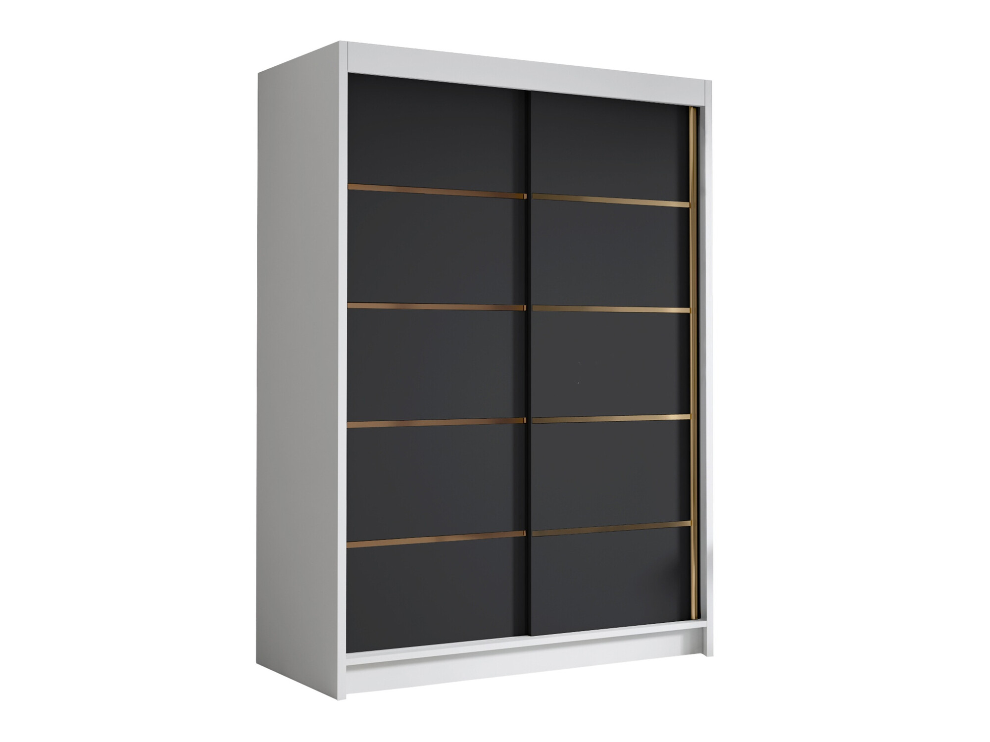Armoire Closico Fornix III (Blanc + Noir)