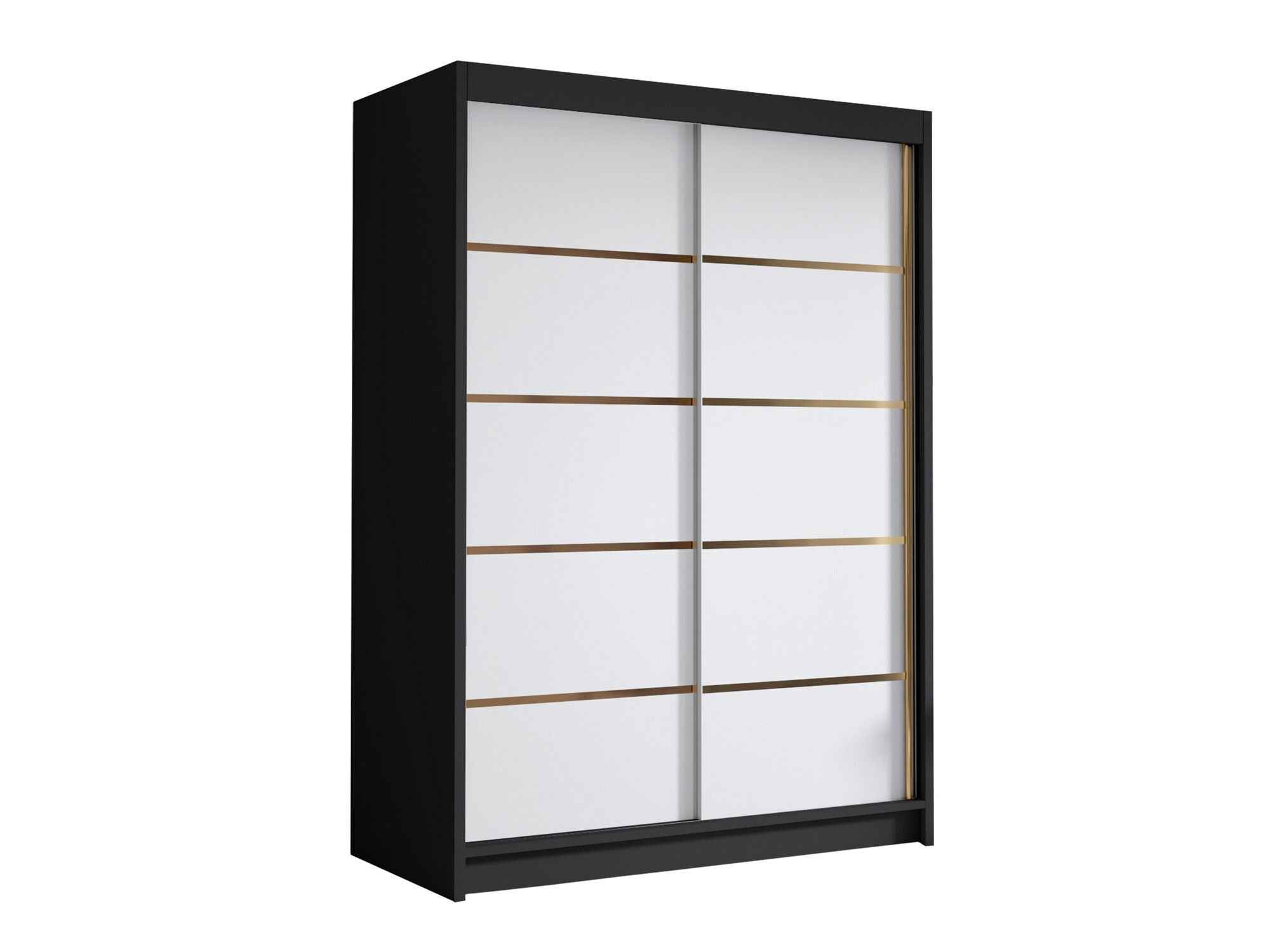 Armoire Closico Fornix III (Noir + Blanc)