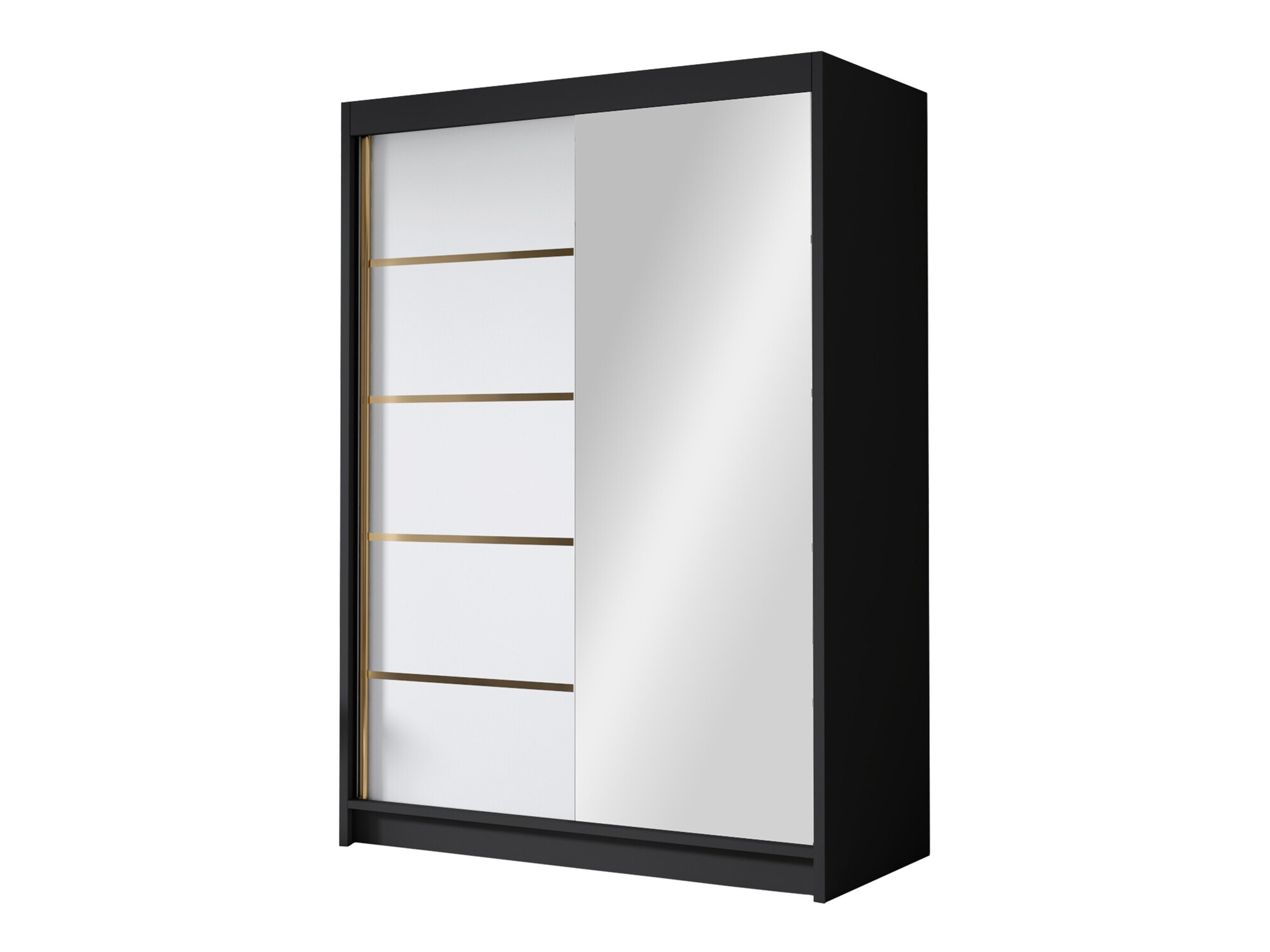 Armoire Closico Fornix III (Noir + Blanc)