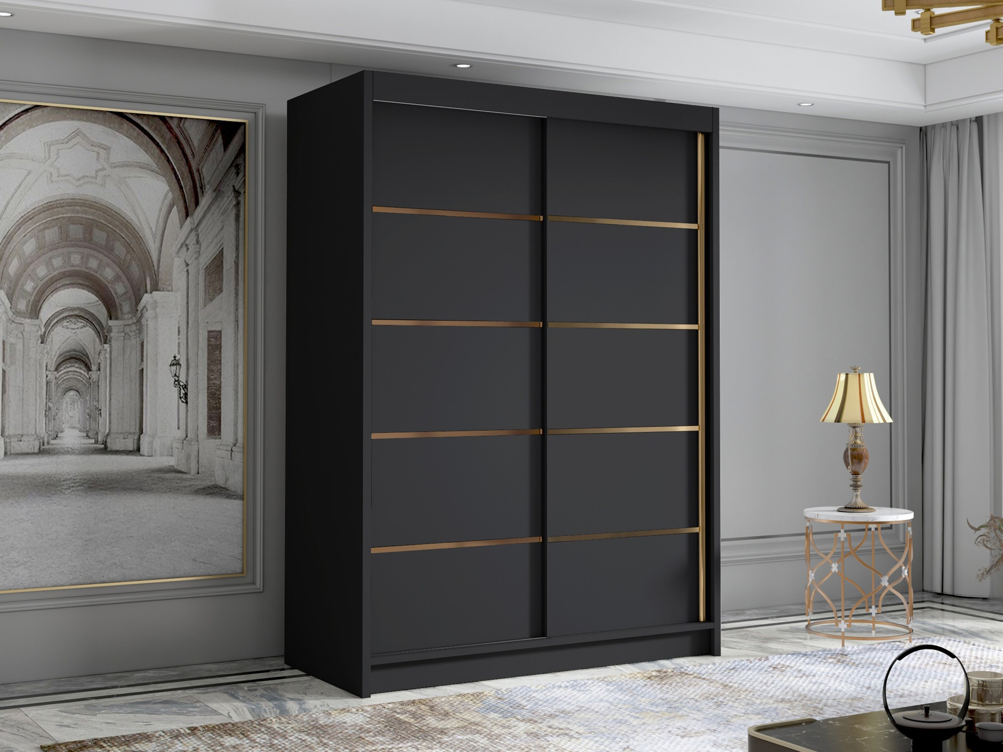 Armoire Closico Fornix III (Noir)