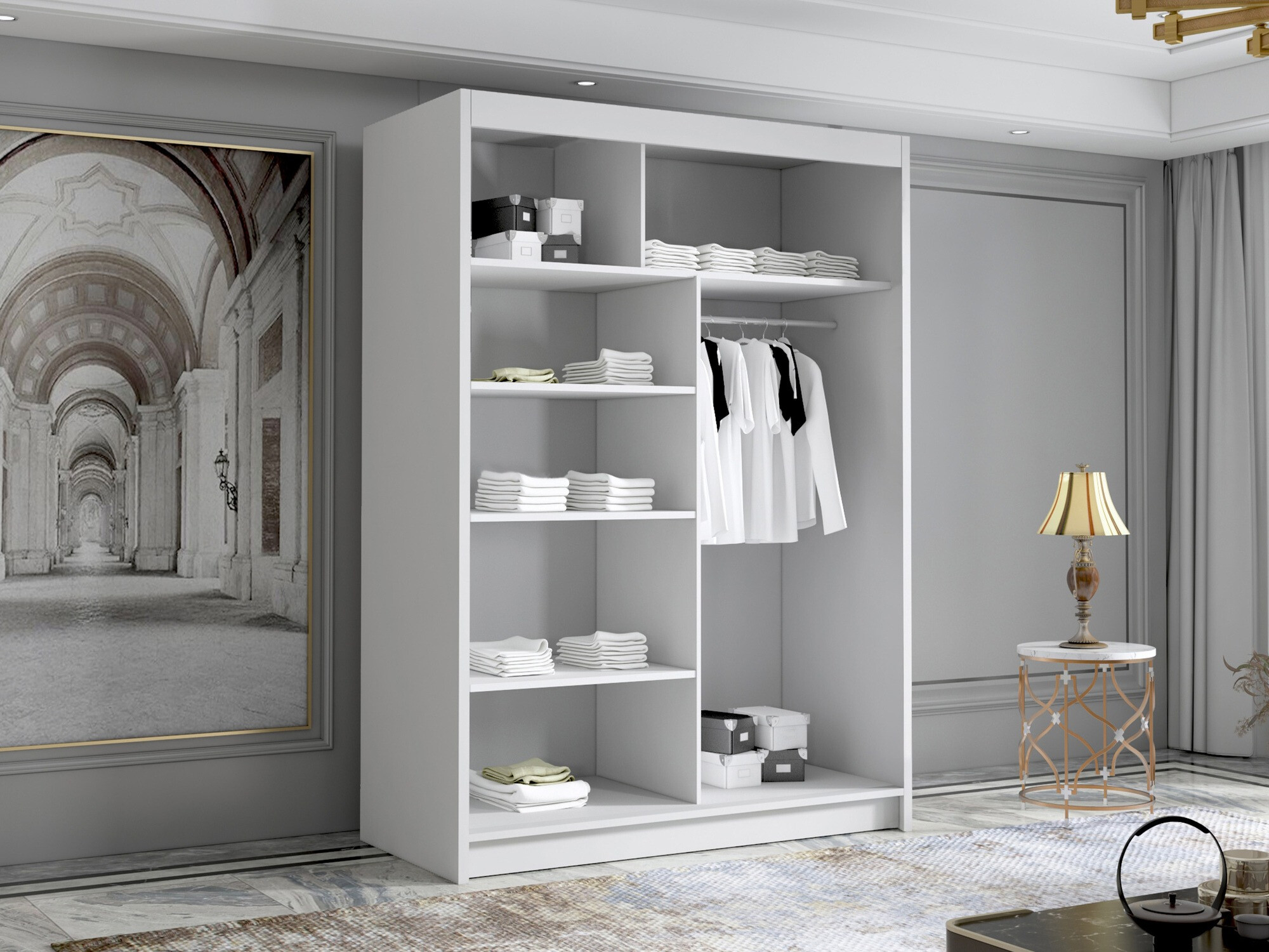 Armoire Closico Fornix III (Noir)
