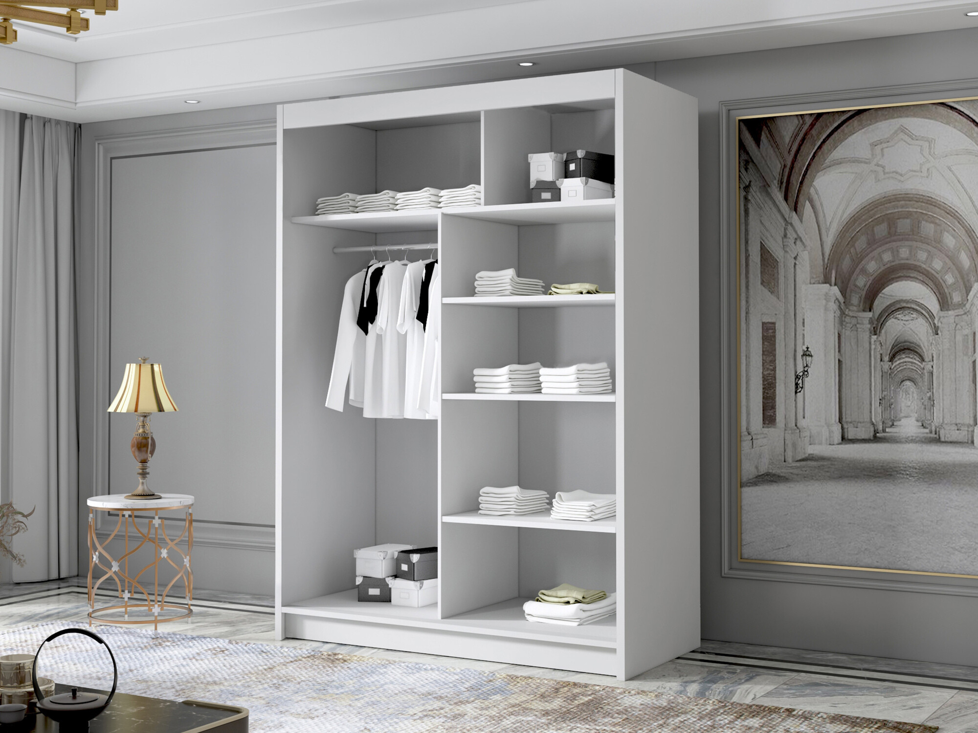 Armoire Closico Fornix III (Noir)