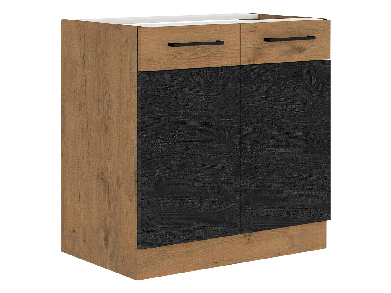 Armoire modulaire pour évier avec portes Wood Dark 101