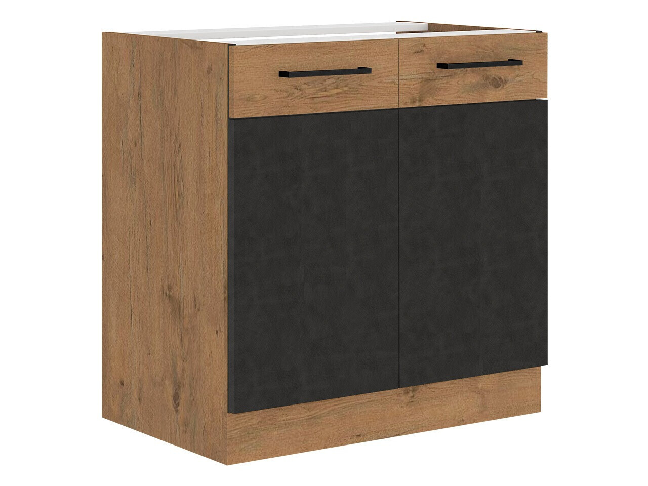Armoire modulaire pour évier avec portes Wood Grey 108