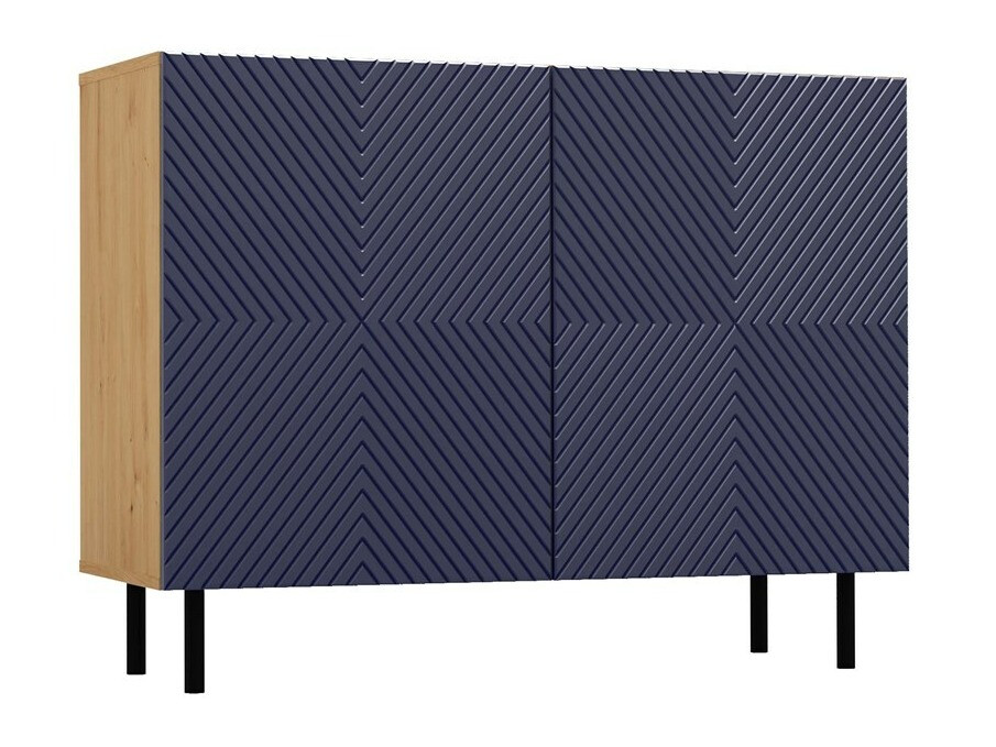 Buffet Romseru 101 (Bleu + Chêne Artisan)