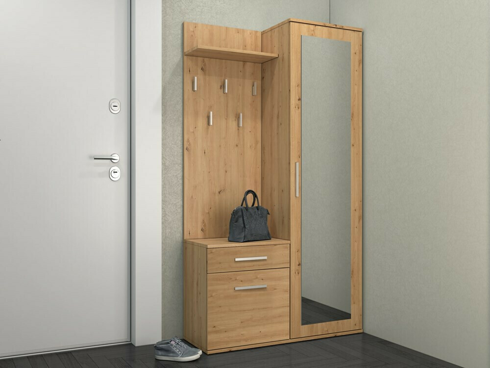 Meuble d'entrée Mandeville 126 (Chêne Artisan)