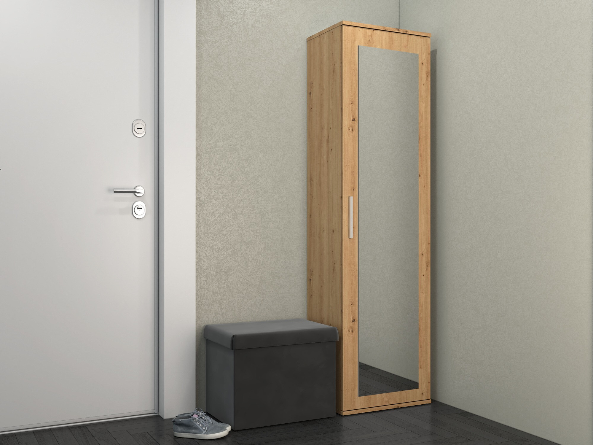 Armoire Mandeville 127 (Chêne Artisan)