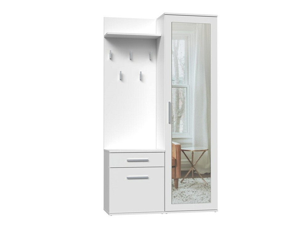 Ensemble de meubles d’entrée Mandeville 126 (Mat blanc)