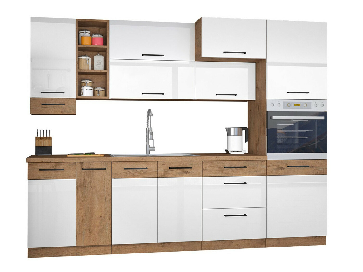 Cuisine complète modulaire Wood White 137