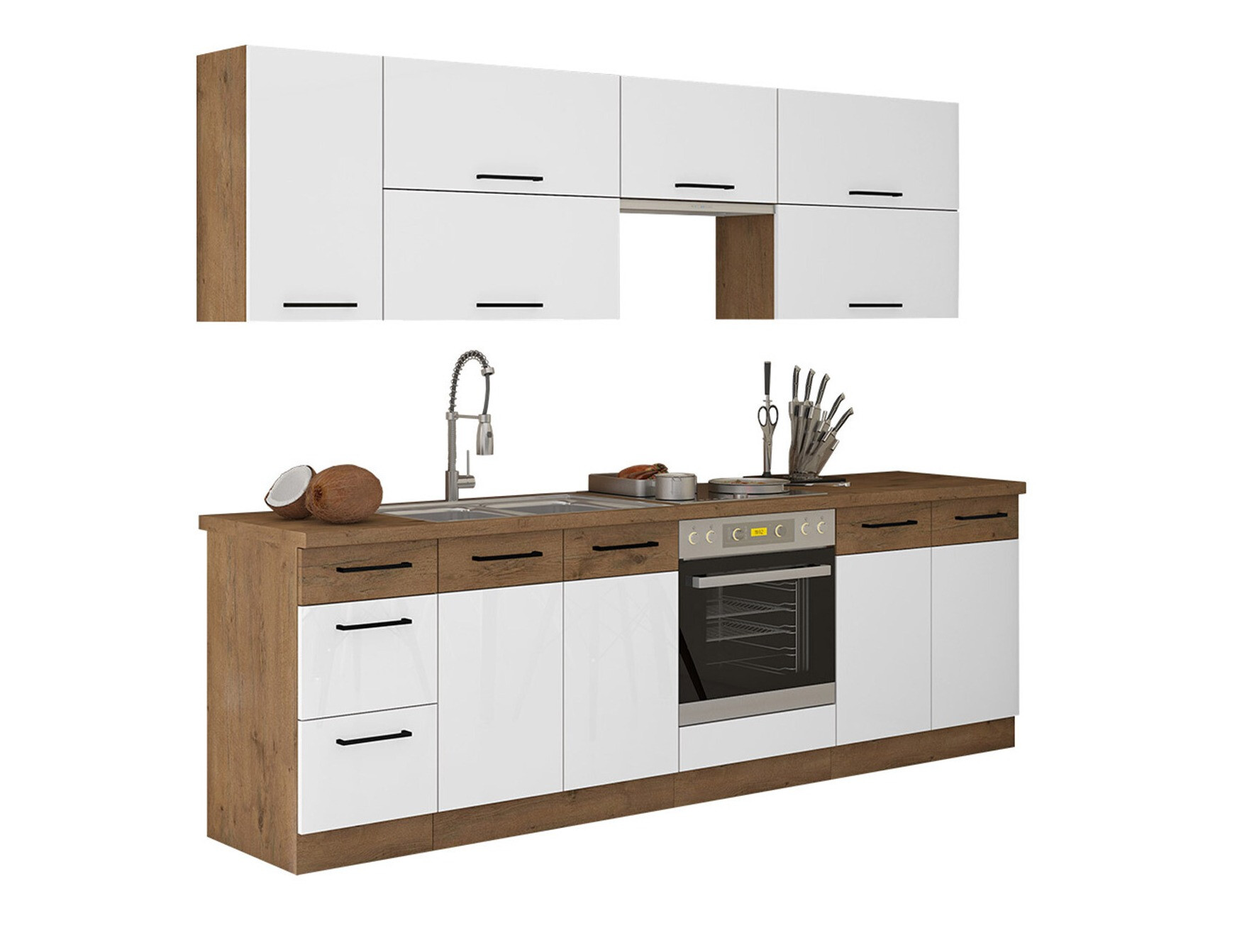 Cuisine complète modulaire Wood White 138