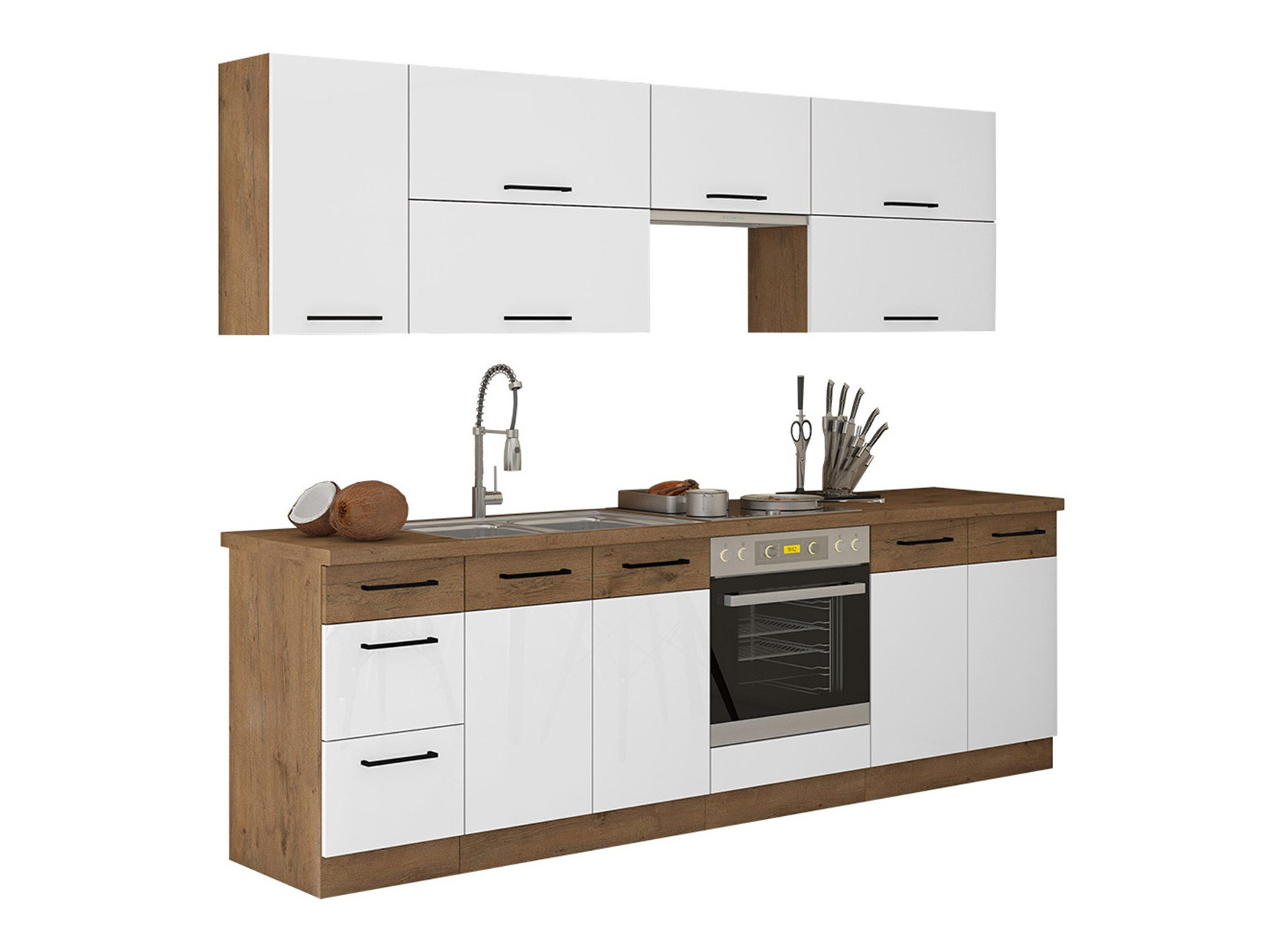 Cuisine complète modulaire Wood White 138